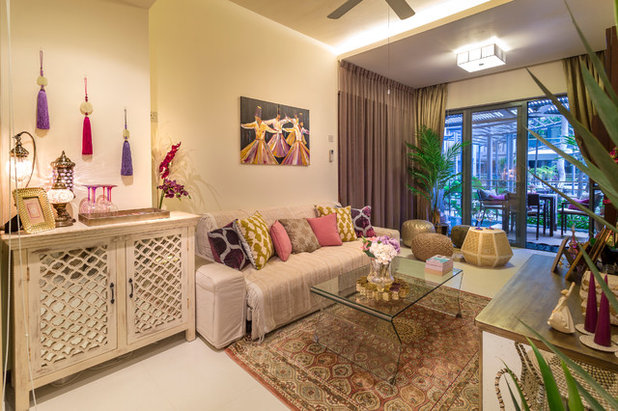 Contemporary Living Room by Interior Design Journey Pte Ltd