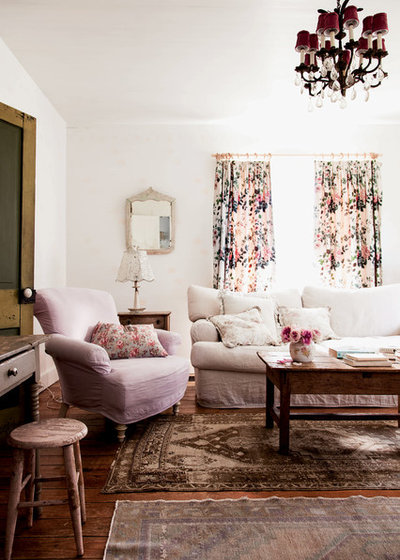 Shabby-Chic Style Living Room by Amy Neunsinger
