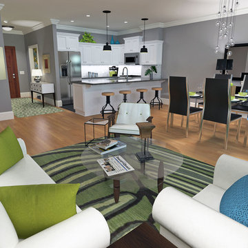 The Reserve on the Erie Canal--Loft Condos-Small Condo - Living Room