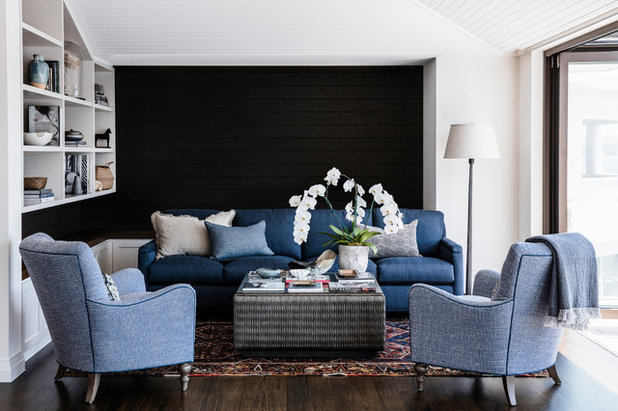 Transitional Living Room by Kate Nixon