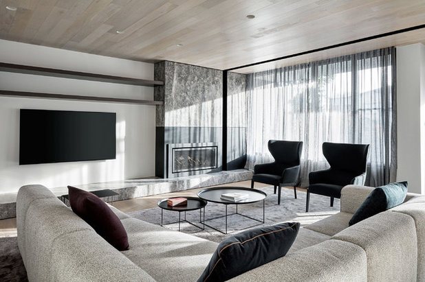 Contemporary Living Room by Seidler Group