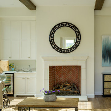 The Sycamore Plan C - Great Room + Fireplace