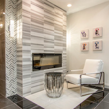 The Tile Shop - Contemporary Modern fireplace