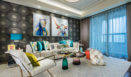 Houzz Tour: Playful Pop Art Meets Elegance in This Apartment