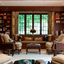 French Country Living Room by Meyer & Meyer, Inc. Architecture and Interiors