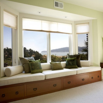 tiburon home with Asian influence