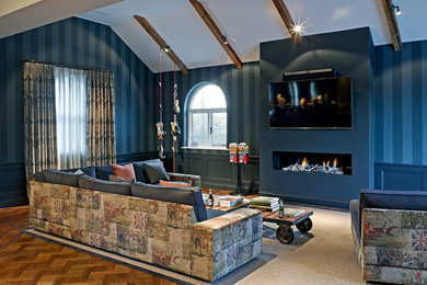 Bohemian living room in London.