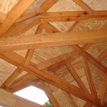 Timber frame for a teahouse