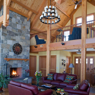 Timber Frame Great Room