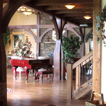 Timber Frame Home - Great Room