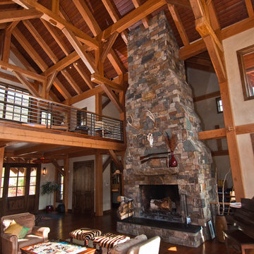 Timber Frame house in Colorado