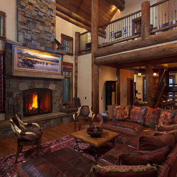 Timber Frame Residence & Guest House Yellowstone Club