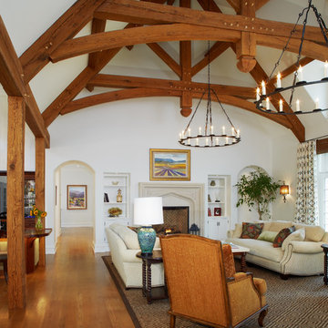 Timber Framed Formal Living Room