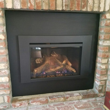 Tiny fireplace changeout