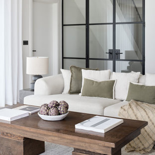 Design ideas for a modern living room in Other.