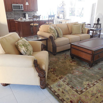 TOMMY BAHAMA SOFA AND CHAIR