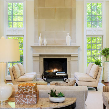 Tone on Tone Living Room