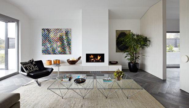 Contemporary Living Room by Michael Downes - UA Creative