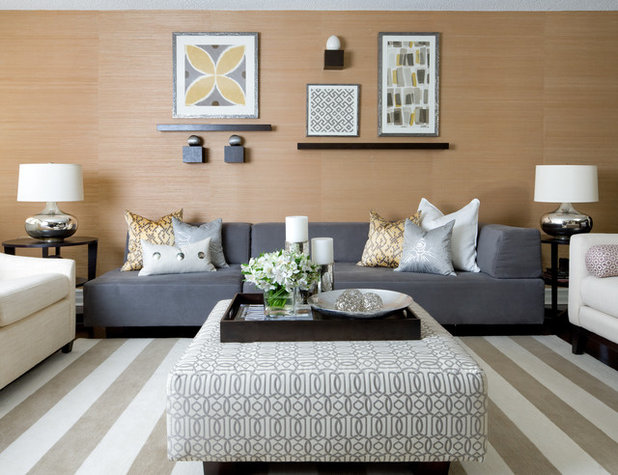 Contemporary Living Room by Jackie Di Cara Design