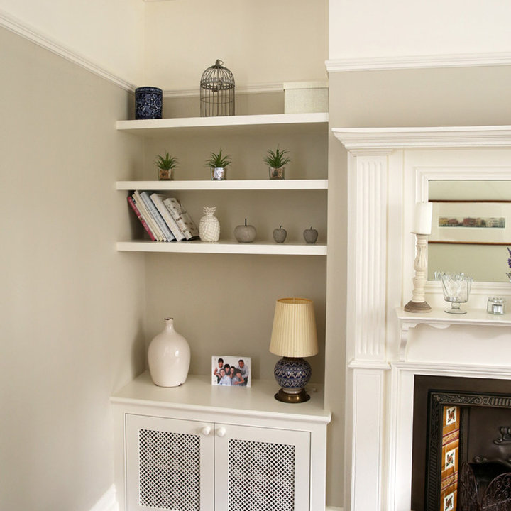 Alcove Floating Shelves Photos & Ideas Houzz