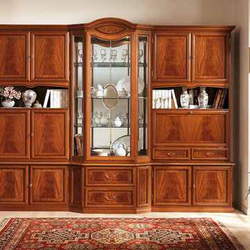 Traditional Cherry Wall Unit G601 | Made in Italy