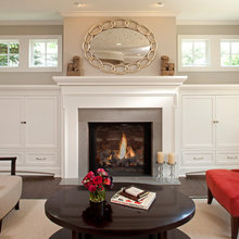 Family Room Fireplace / Built-in cabinets