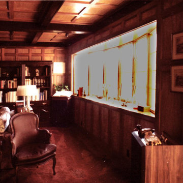 Traditional Entryway, Front room and Bay window