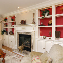 Fireplace And Bookcases