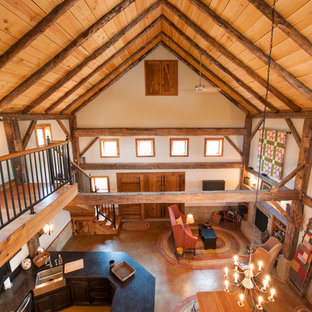 Example of a classic living room design in Austin