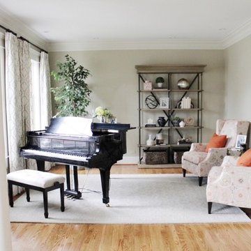 Traditional Piano Room