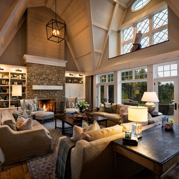 Traditional Shingled Gambrel Retreat