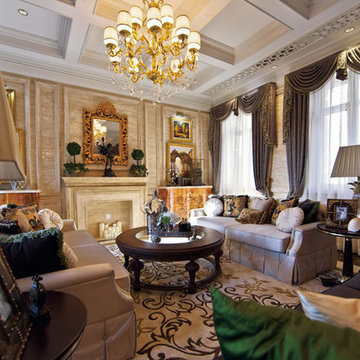 Traditional style of the living room