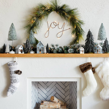 Traditional Wintery Holiday Mantel Collection - Threshold™