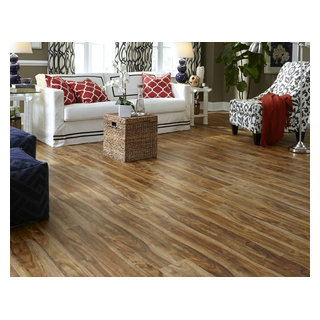 Tranquility 5mm Rustic Acacia Click Resilient Vinyl Flooring Contemporary Living Room Other By Ll Houzz