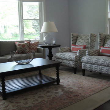 Transitional Eclectic Living Room