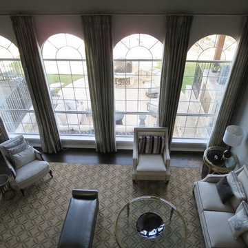 Transitional formal living room, Austin, Texas