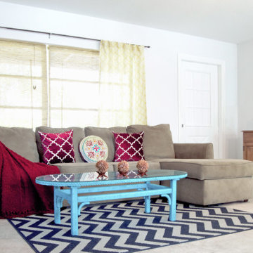 Transitional Home Decor with Eclectic Style
