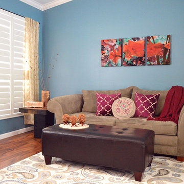Transitional Home Decor with Eclectic Style
