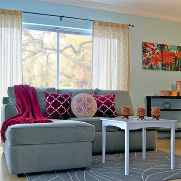 Transitional Home Decor with Eclectic Style