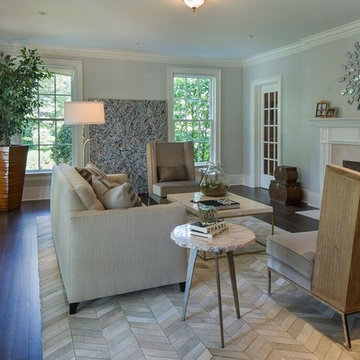 Transitional Interiors in Purchase, NY