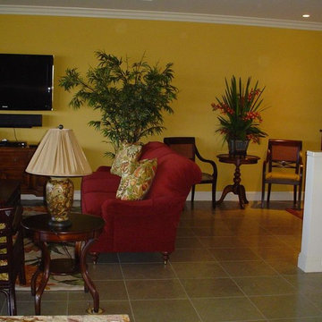 Transitional Island Style Living Room Design Ho'olei at Grand Wailea