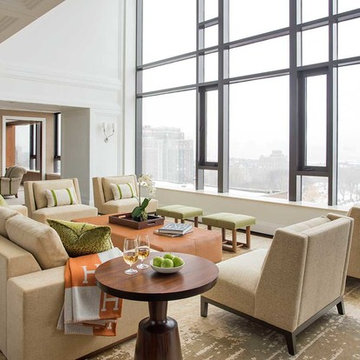 Transitional Living Room