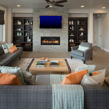 Transitional Living Room