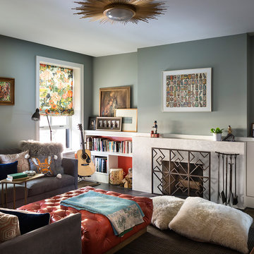 Transitional Living Room