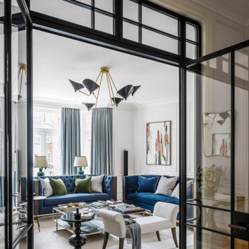 Transitional Living Room