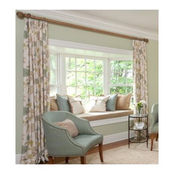Transitional Living Room in Westport, CT