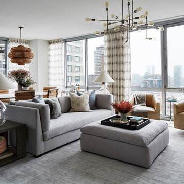 Transitional Living Room