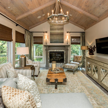 Transitional Living Room