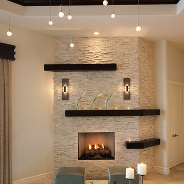 Transitional Living Room
