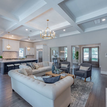Transitional living room